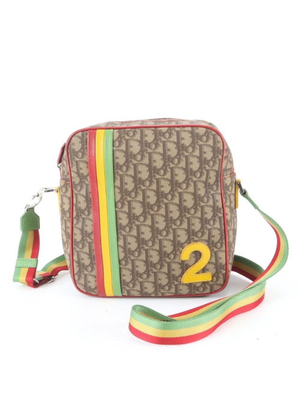 Dior Trotter Rasta Number 2 01 MA Leather Shoulder Bag